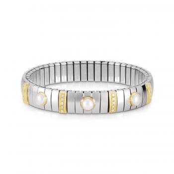 Nomination  Armbänder N.Y.   Weisse Perle 042476/013