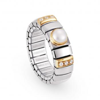 Nomination  Ringe N.Y.   Weisse Perle 040451/013