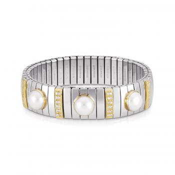 Nomination  Armbänder N.Y.   Weisse Perle 042491/013