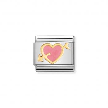 Nomination  COMPOSABLE CLASSIC   Getroffenes Herz ROSA 030253/01