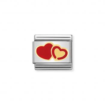 Nomination  COMPOSABLE CLASSIC   Doppeltes Herz Serie 030253/29