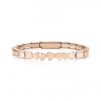 Nomination  TRENDSETTER Armband   Herzen ROSE GOLD 021111/002