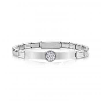 Nomination  TRENDSETTER Armband   Edelstahl und Weiss 021120/020