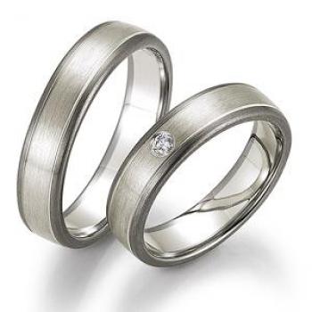 Trauringe Palladium von Gerstner 28208/5 + 4/28208/5