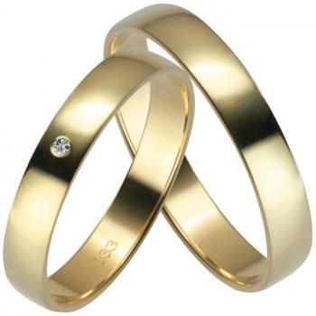 Rauschmayer Trauringe Gelbgold 21-00340 + 20-00340