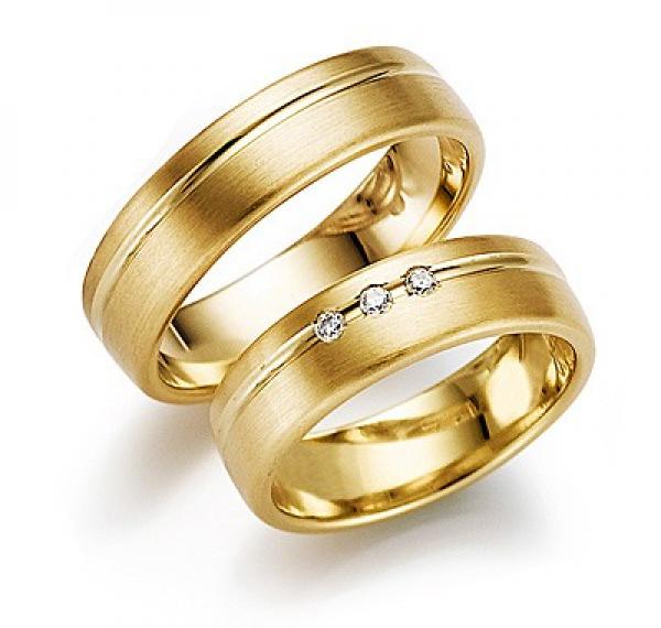 August Gerstner Trauringe Gelbgold 27213/6 + 4/27213/6