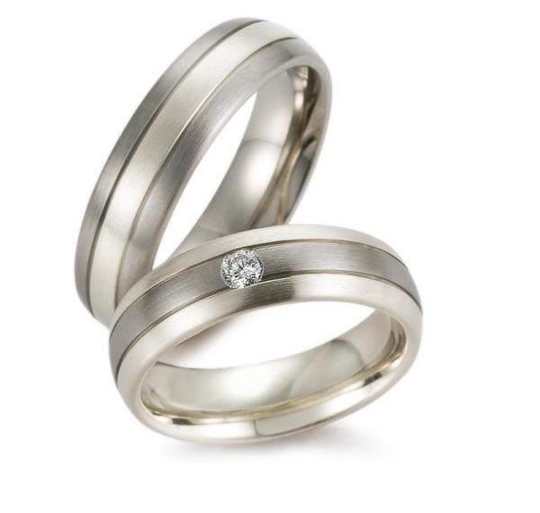 Trauringe Palladium von Gerstner 4/28353/6 + 28353/6