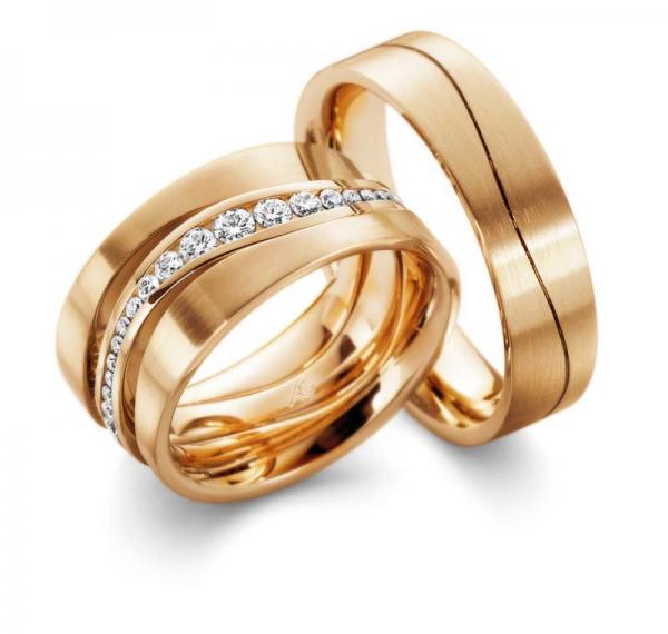 Trauringe Rosegold von Gerstner 28423/3.7