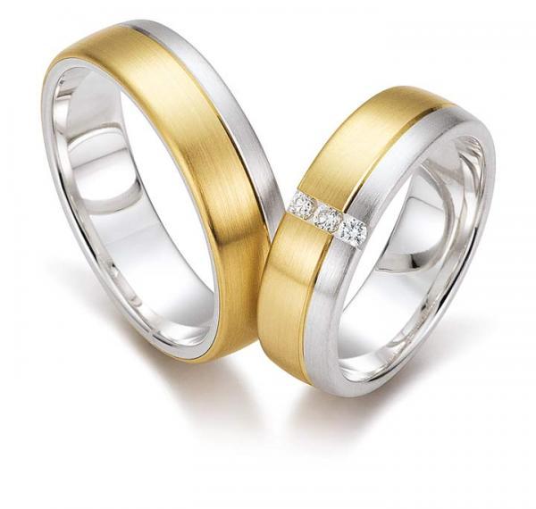 Trauringe Silber von Gettmann 8304,60 + 8304,60b