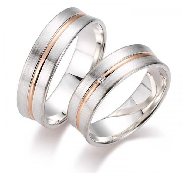 Trauringe Silber von Gettmann 8315,60 + 8315,60b