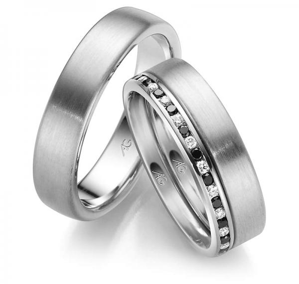 Trauringe Weissgold von Gerstner 4/28515/2.3