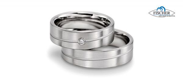 Trauringe Palladium von Fischer 20 10100/060