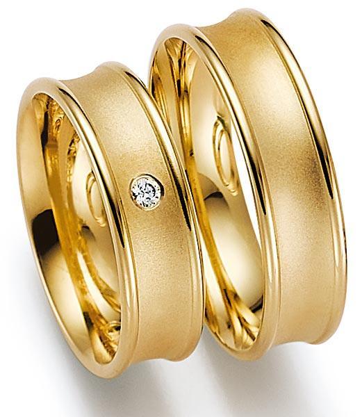 Trauringe Gelbgold von Gerstner 4/20952/6 + 20952/6