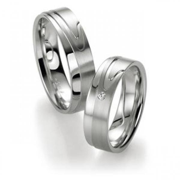 Trauringe Weissgold von Fischer 0607173/060