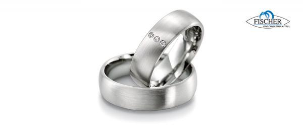 Trauringe Palladium von Fischer 20 10105/060