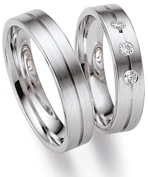 Trauringe Weissgold von Gerstner 4/20265/5 + 20265/5