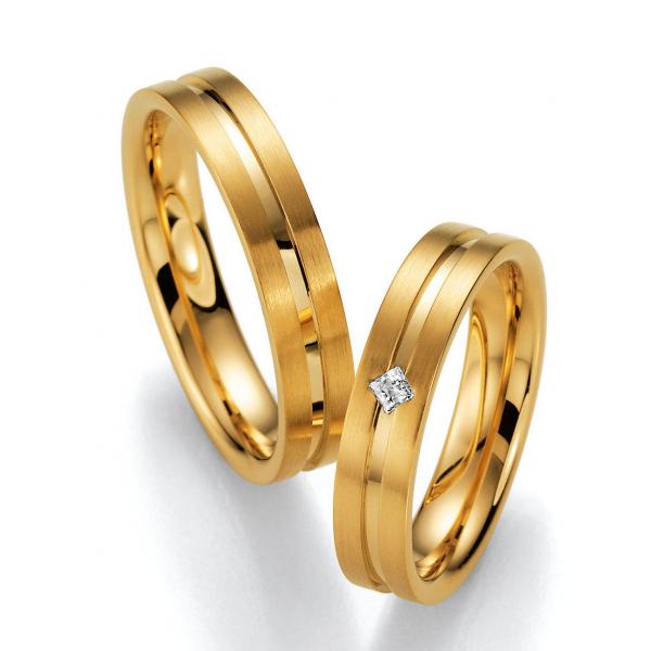 Trauringe Gelbgold von Ruesch 66/20270 + 66/20280