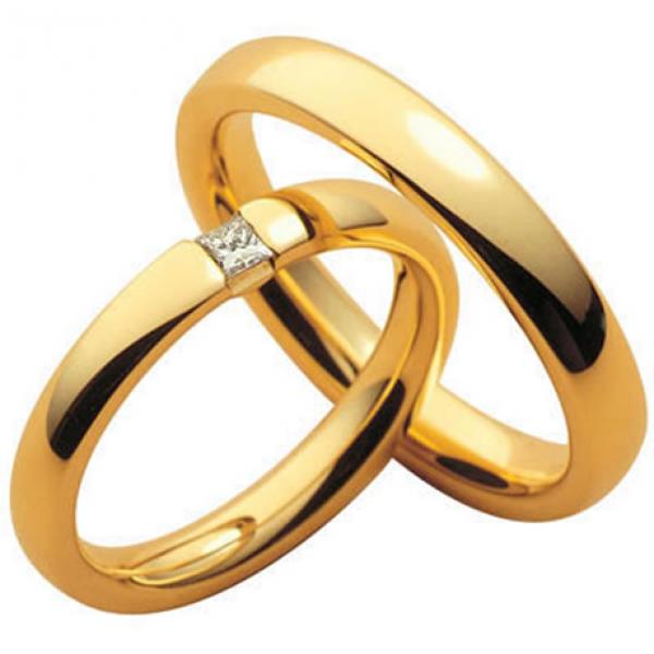 Trauringe Gelbgold von Gerstner 26630/3.5 4/2547/3.5