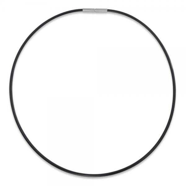 TeNo Collier NeRo Kautschuk Edelstahl  304268