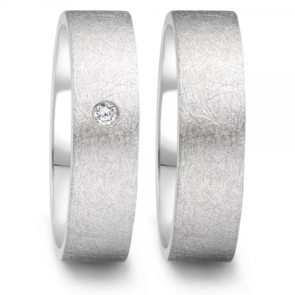 Partnerringe Edelstahl von TeNo  306581 + 306574
