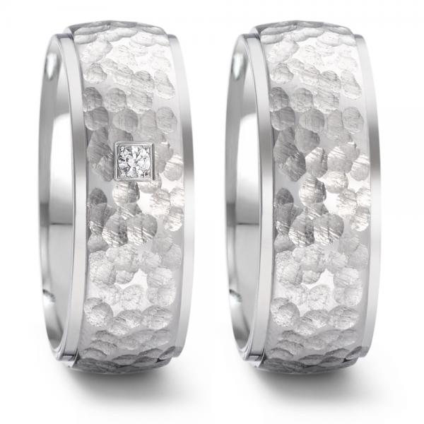 Partnerringe Edelstahl von TeNo  306720 + 306714