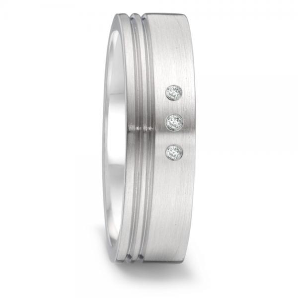 TeNo Ring Partnerring Edelstahl TaMor Brillant  307509