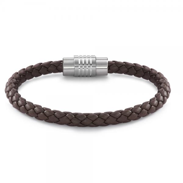 TeNo Flechtleder Armband DyKoN mit Edelstahlschliesse  305414