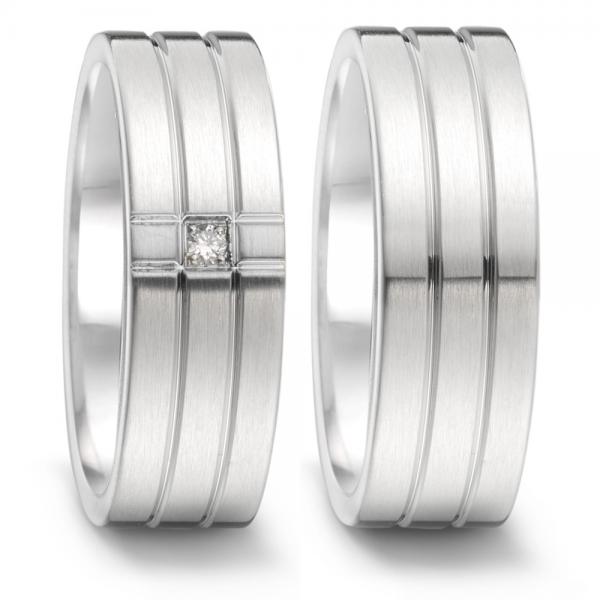 Trauringe Edelstahl von TeNo  069.3300.D69 - 069.33P01.D69