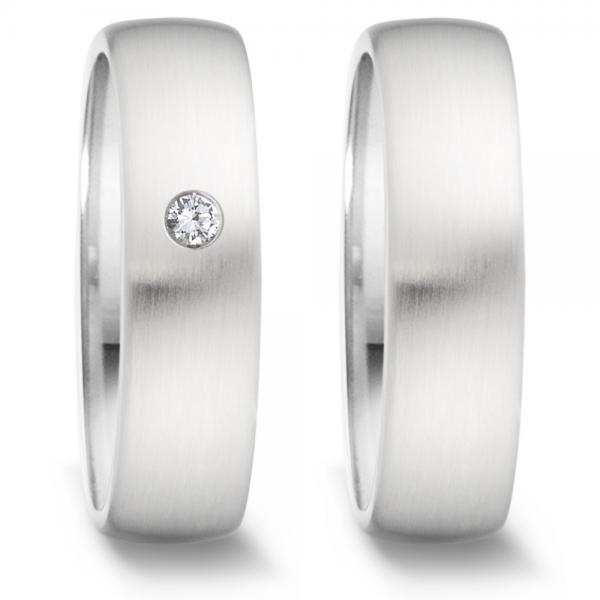 Partnerringe Edelstahl von TeNo  308212 + 306693