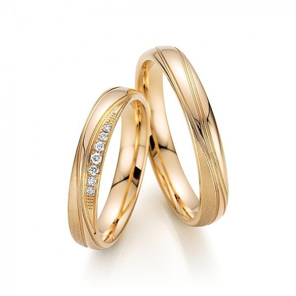 Trauringe Rosegold von Fischer 38 07626-040