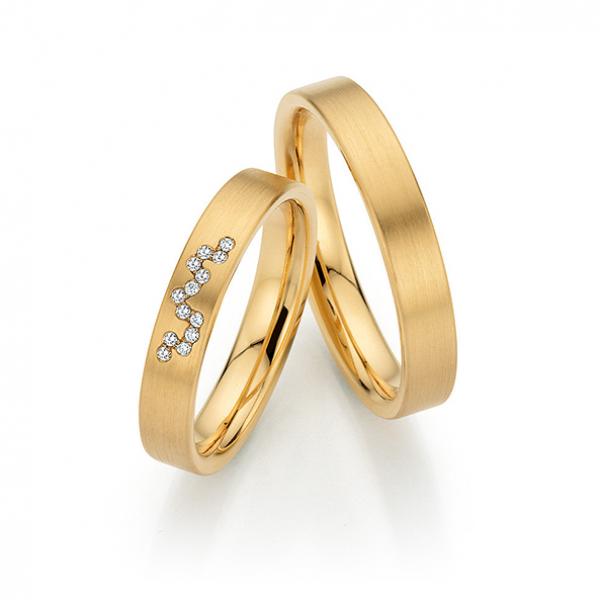 Fischer Trauringe Rosegold 38 07756/040 + 6 07756/040