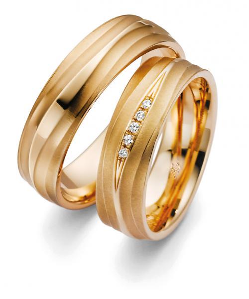 Trauringe Rosegold von Gerstner 4/28414/6 + 28414/6