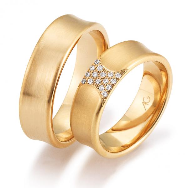 Trauringe Rosegold von Gerstner 4/28476/6,5