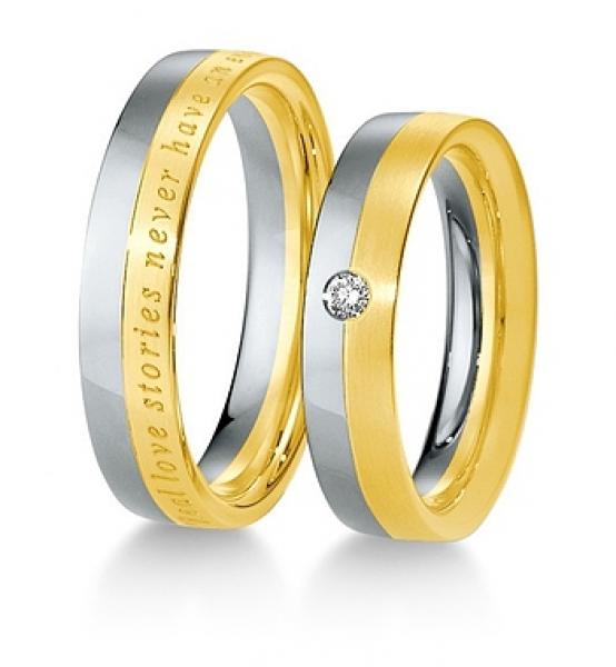 Exclusive Trauringe von Breuning 021100 / 021110