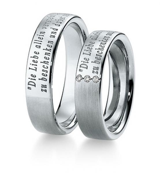 Exclusive Trauringe von Breuning DR 021400 / HR 021410