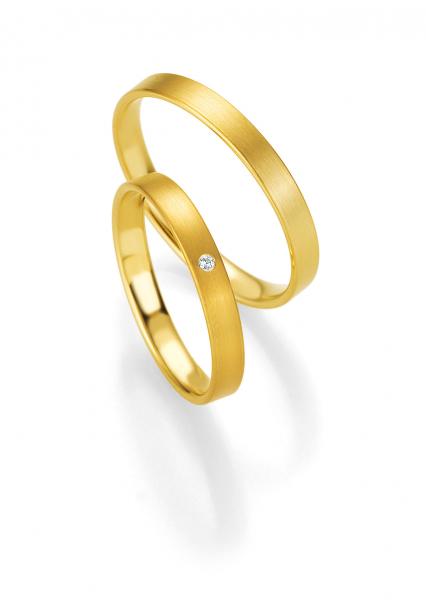 Trauringe Gelbgold von Breuning 48/04401+ 48/14401