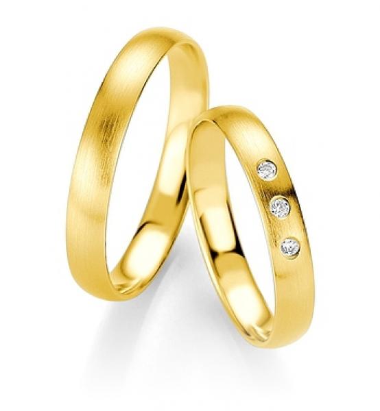 Trauringe Weissgold von Breuning 48/04406+ 48/14406