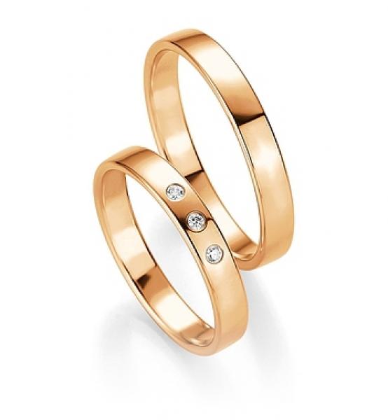 Trauringe Weissgold von Breuning 48/04412+ 48/14412