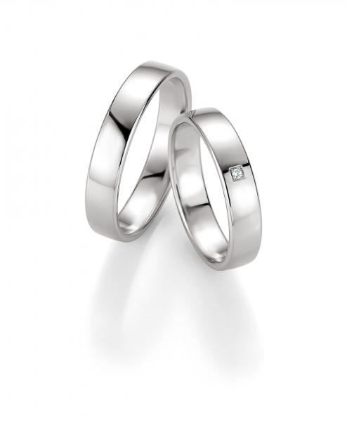 Trauringe Weissgold von Breuning 48/04414+ 48/14414