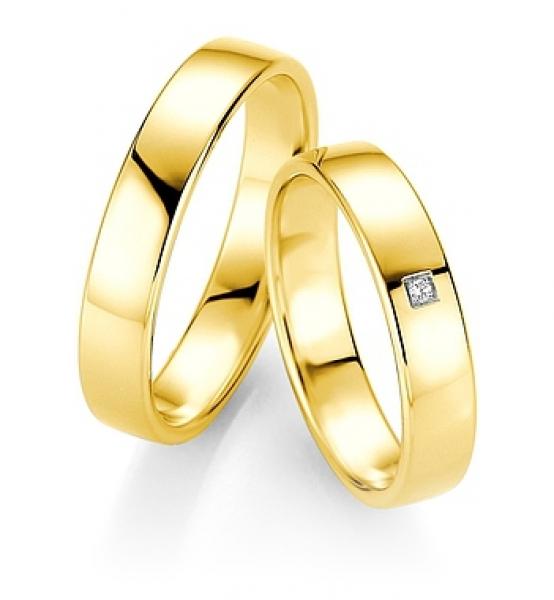 Trauringe Weissgold von Breuning 48/04414+ 48/14414