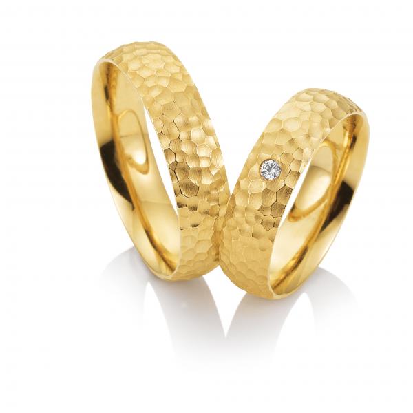 Trauringe Gelbgold von Breuning 48/04503 + 48/04504