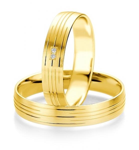 Trauringe Weissgold von Breuning 48/07077 + 48/07078