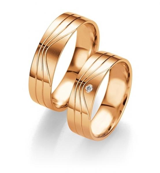 Trauringe Weissgold von Breuning 48/07093 + 48/07094