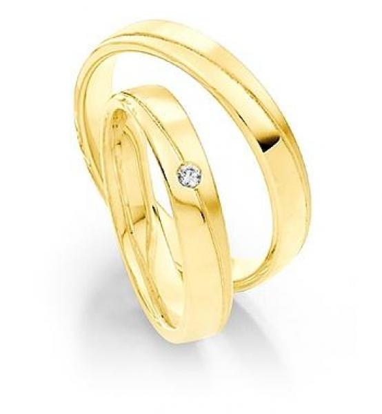Trauringe Gelbgold von Saint Maurice DR 811700 / HR 811710