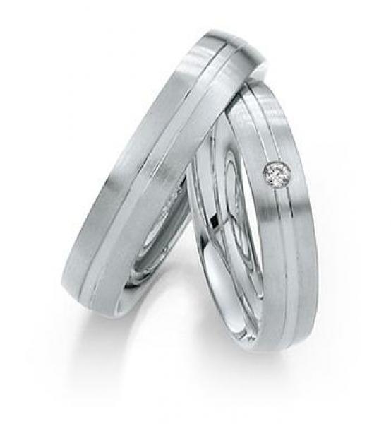 Trauringe Weiss-Gelbgold von Saint Maurice 812180 / 812190