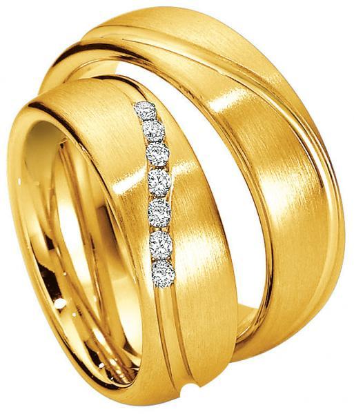 Trauringe Gelbgold von Saint Maurice 49-81330 + 49-81331