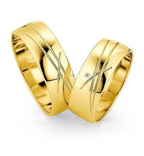 Trauringe Gelbgold von Saint Maurice DR 815220 / HR 815230