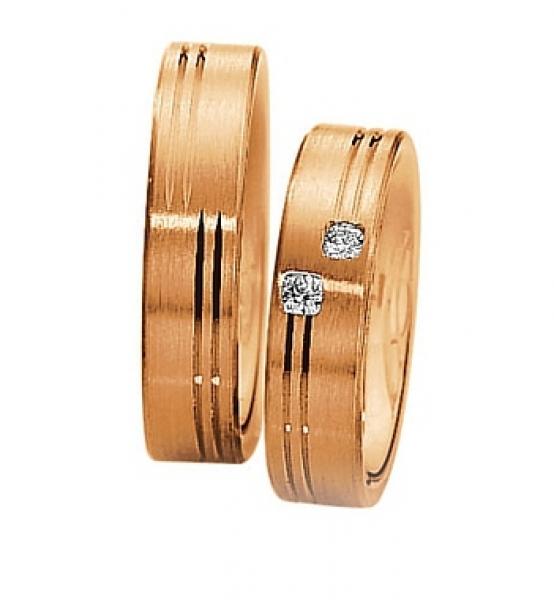 Trauringe Weissgold von Saint Maurice 820040 + 820050