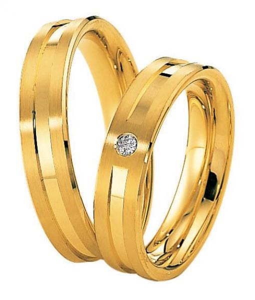 Trauringe Gelbgold von Saint Maurice 49-82012 + 49-82013