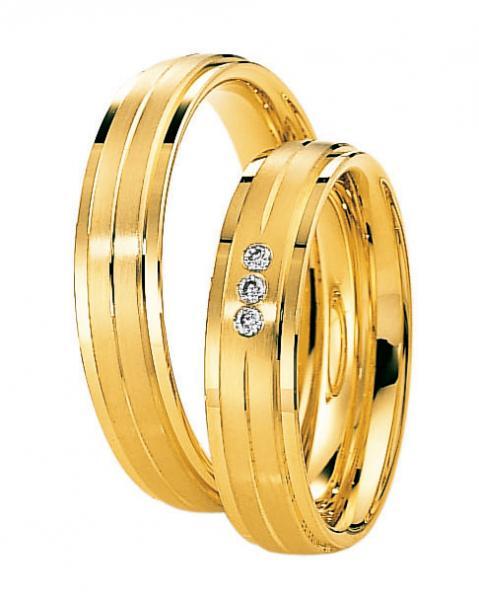 Trauringe Gelbgold von Saint Maurice 49-82014 + 49-82015